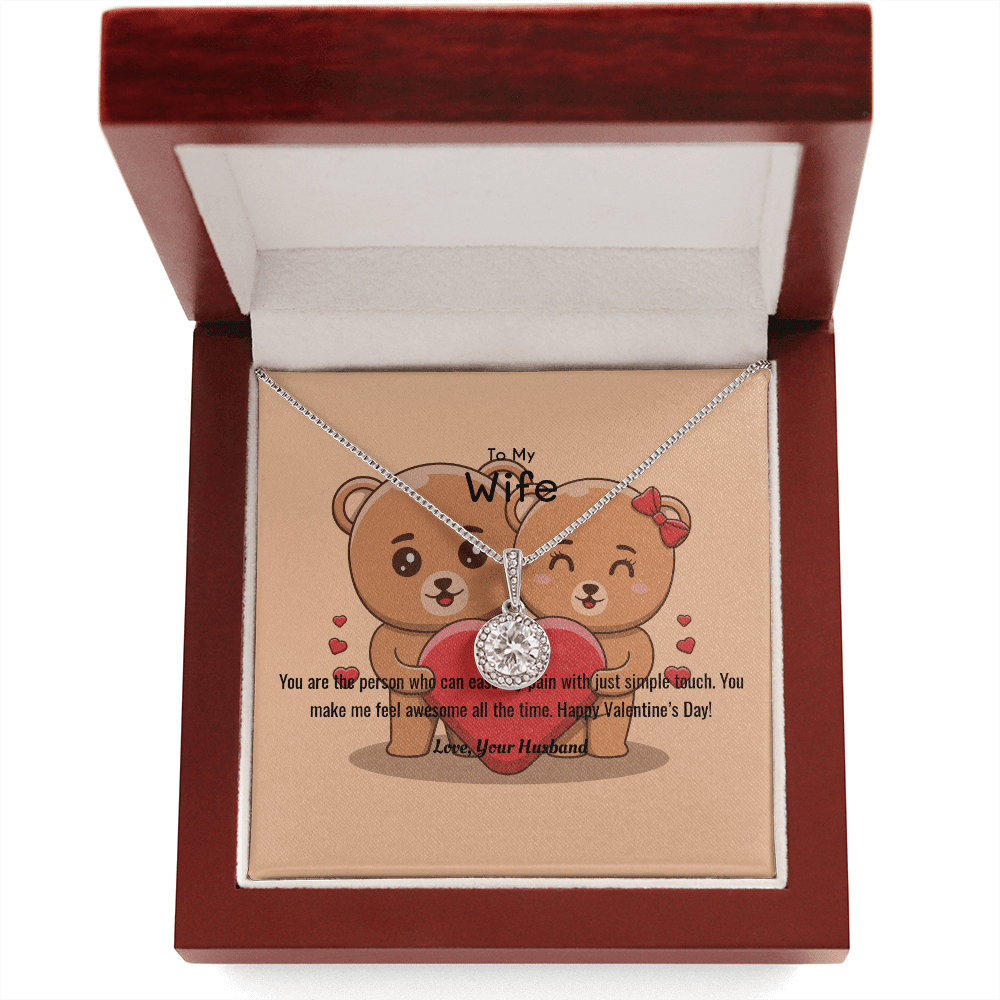 Wife Valentines Gift You Ease My Pain Eternal Union Necklace - Eternal Hope