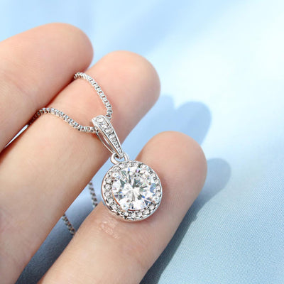Wife Valentines Gift You Ease My Pain Eternal Union Necklace - Eternal Hope