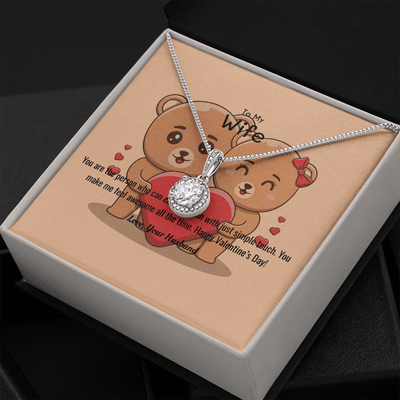 Wife Valentines Gift You Ease My Pain Eternal Union Necklace - Eternal Hope