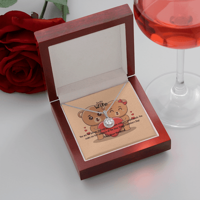Wife Valentines Gift You Ease My Pain Eternal Union Necklace - Eternal Hope