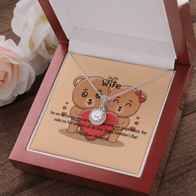 Wife Valentines Gift You Ease My Pain Eternal Union Necklace - Eternal Hope