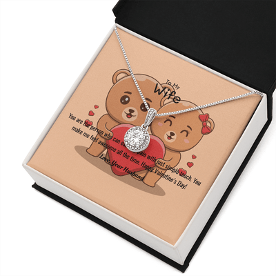 Wife Valentines Gift You Ease My Pain Eternal Union Necklace - Eternal Hope