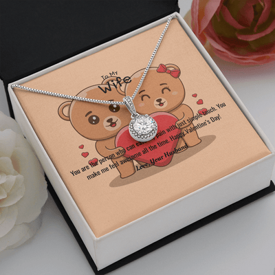 Wife Valentines Gift You Ease My Pain Eternal Union Necklace - Eternal Hope