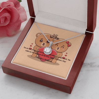 Wife Valentines Gift You Ease My Pain Eternal Union Necklace - Eternal Hope
