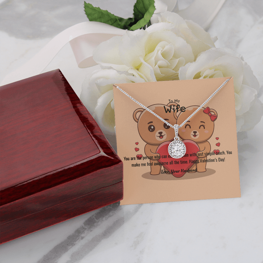 Wife Valentines Gift You Ease My Pain Eternal Union Necklace - Eternal Hope