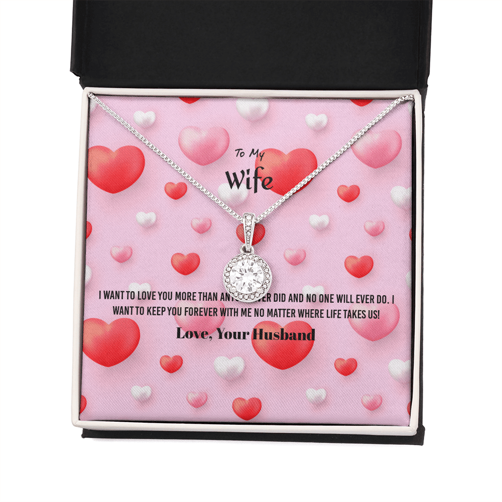 Wife Valentines Gift I Keep You Forever Eternal Union Necklace - Eternal Hope
