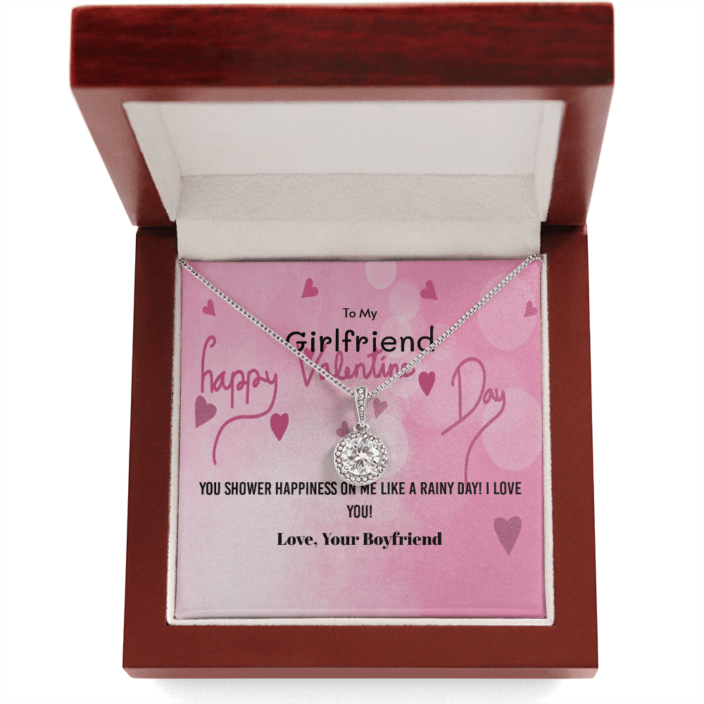 To My Girlfriend Valentines Gift You Shower Happiness Eternal Union Necklace - Eternal Hope