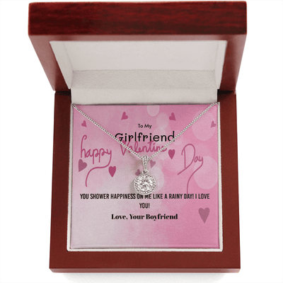 To My Girlfriend Valentines Gift You Shower Happiness Eternal Union Necklace - Eternal Hope