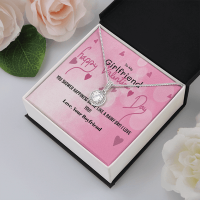 To My Girlfriend Valentines Gift You Shower Happiness Eternal Union Necklace - Eternal Hope