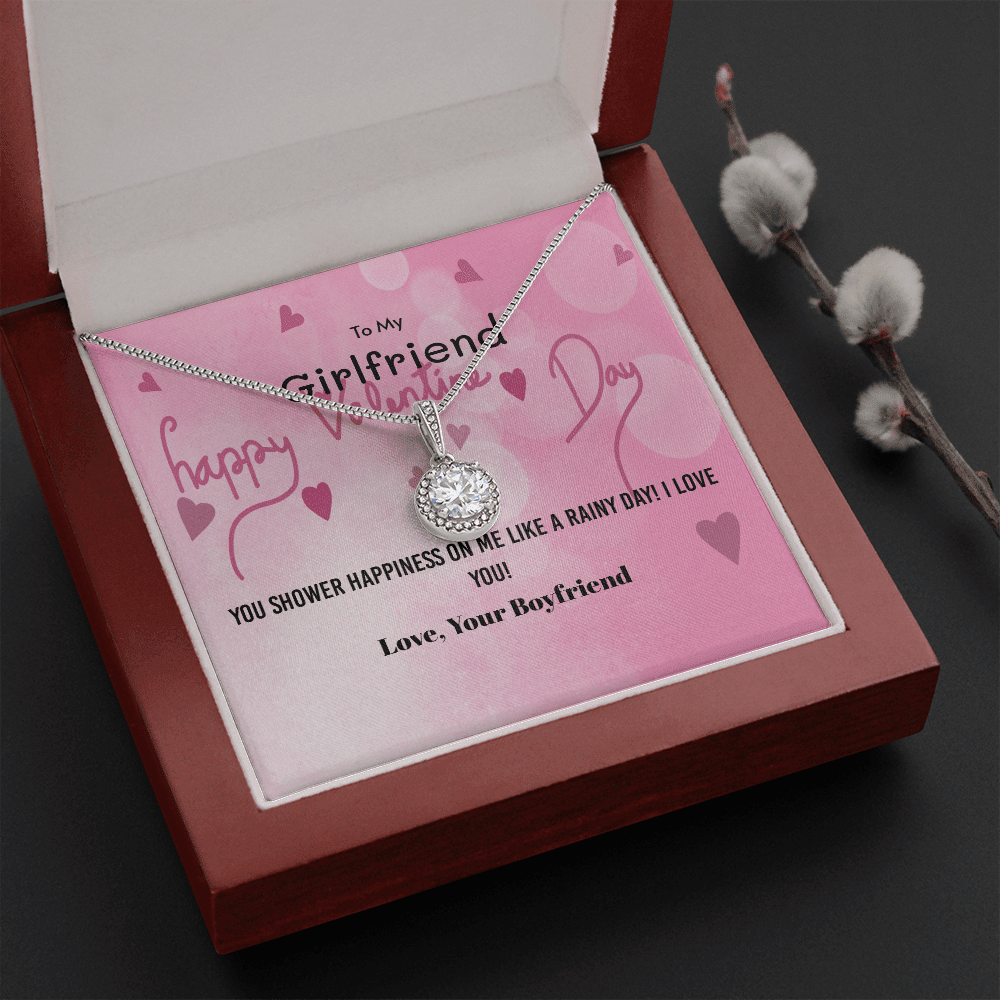 To My Girlfriend Valentines Gift You Shower Happiness Eternal Union Necklace - Eternal Hope