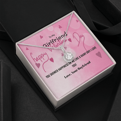 To My Girlfriend Valentines Gift You Shower Happiness Eternal Union Necklace - Eternal Hope