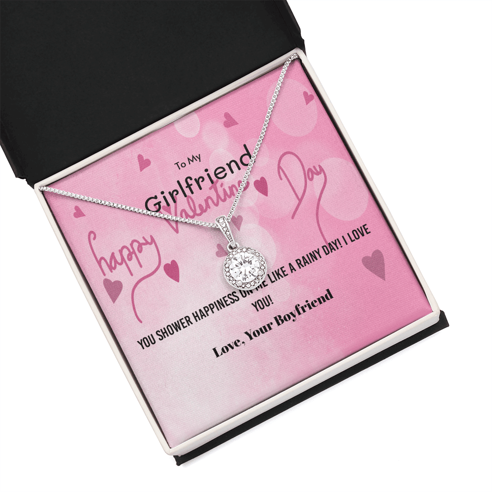 To My Girlfriend Valentines Gift You Shower Happiness Eternal Union Necklace - Eternal Hope