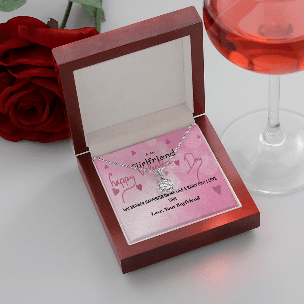 To My Girlfriend Valentines Gift You Shower Happiness Eternal Union Necklace - Eternal Hope