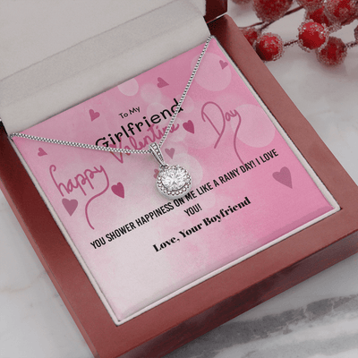 To My Girlfriend Valentines Gift You Shower Happiness Eternal Union Necklace - Eternal Hope