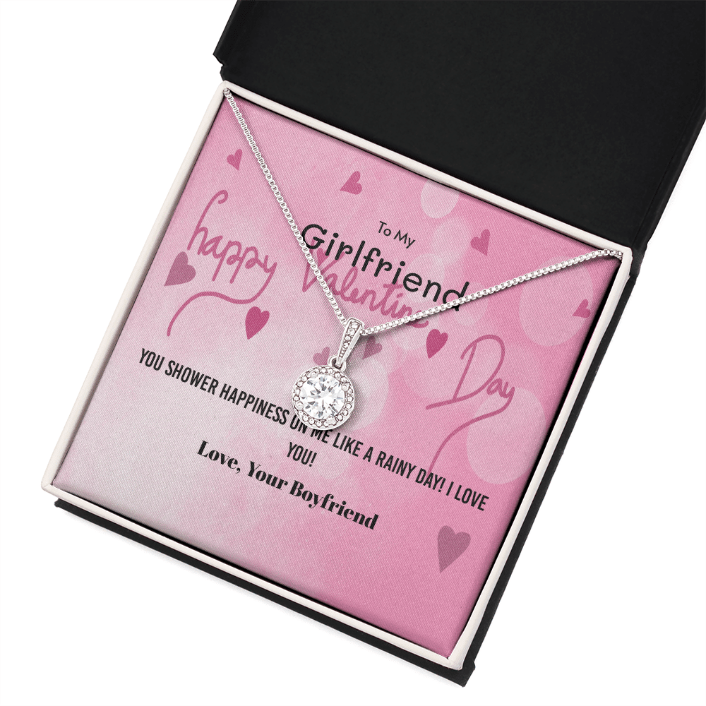 To My Girlfriend Valentines Gift You Shower Happiness Eternal Union Necklace - Eternal Hope