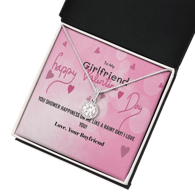 To My Girlfriend Valentines Gift You Shower Happiness Eternal Union Necklace - Eternal Hope
