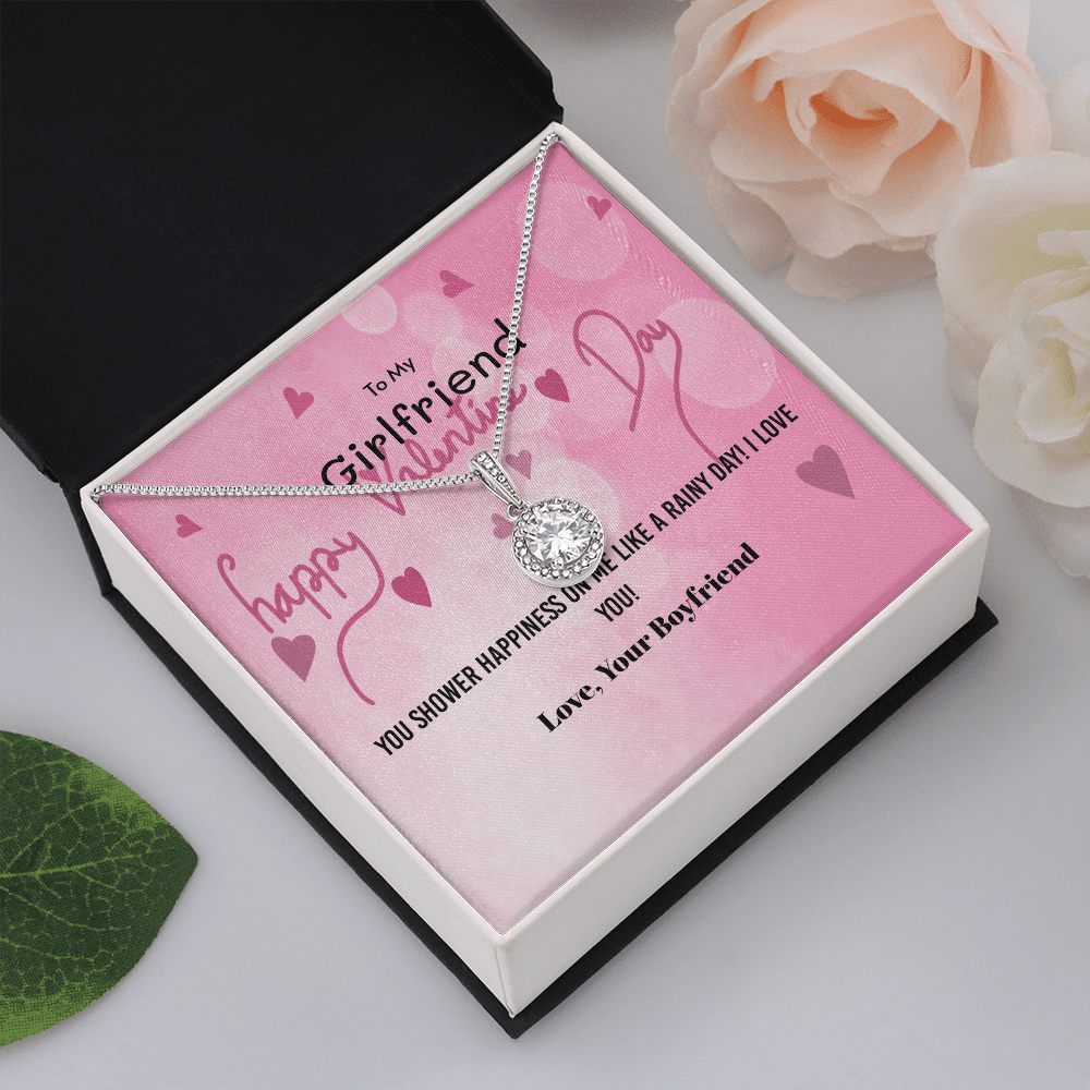 To My Girlfriend Valentines Gift You Shower Happiness Eternal Union Necklace - Eternal Hope
