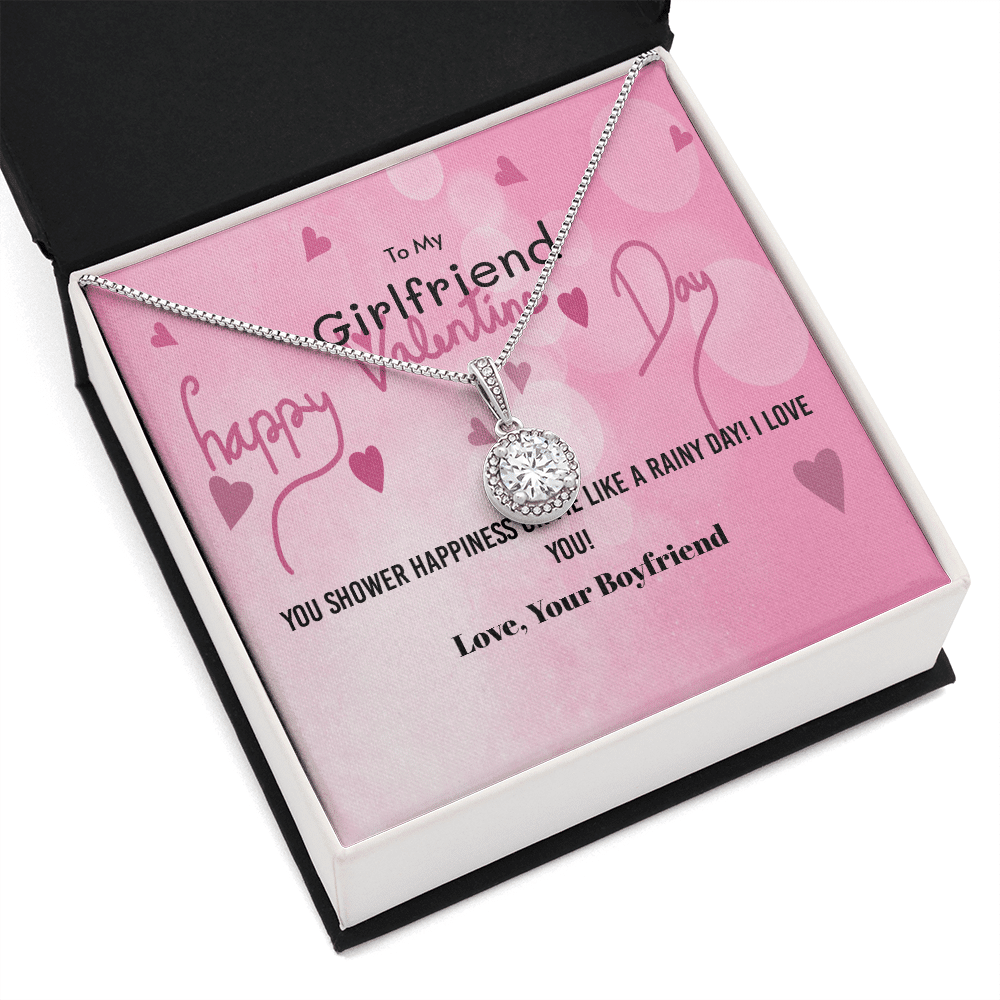 To My Girlfriend Valentines Gift You Shower Happiness Eternal Union Necklace - Eternal Hope