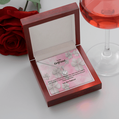 To My Girlfriend Valentines Gift Every Day is a Valentine's Day Eternal Union Necklace - Eternal Hope