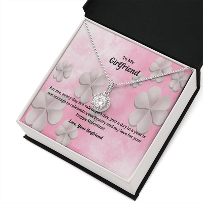To My Girlfriend Valentines Gift Every Day is a Valentine's Day Eternal Union Necklace - Eternal Hope