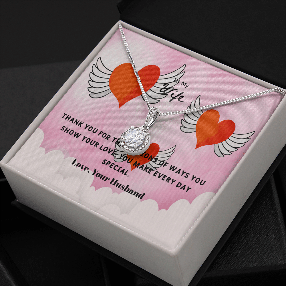 Wife Valentines Gift The Million Ways Eternal Union Necklace - Eternal Hope