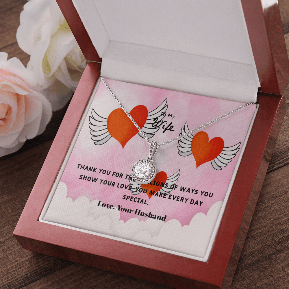 Wife Valentines Gift The Million Ways Eternal Union Necklace - Eternal Hope