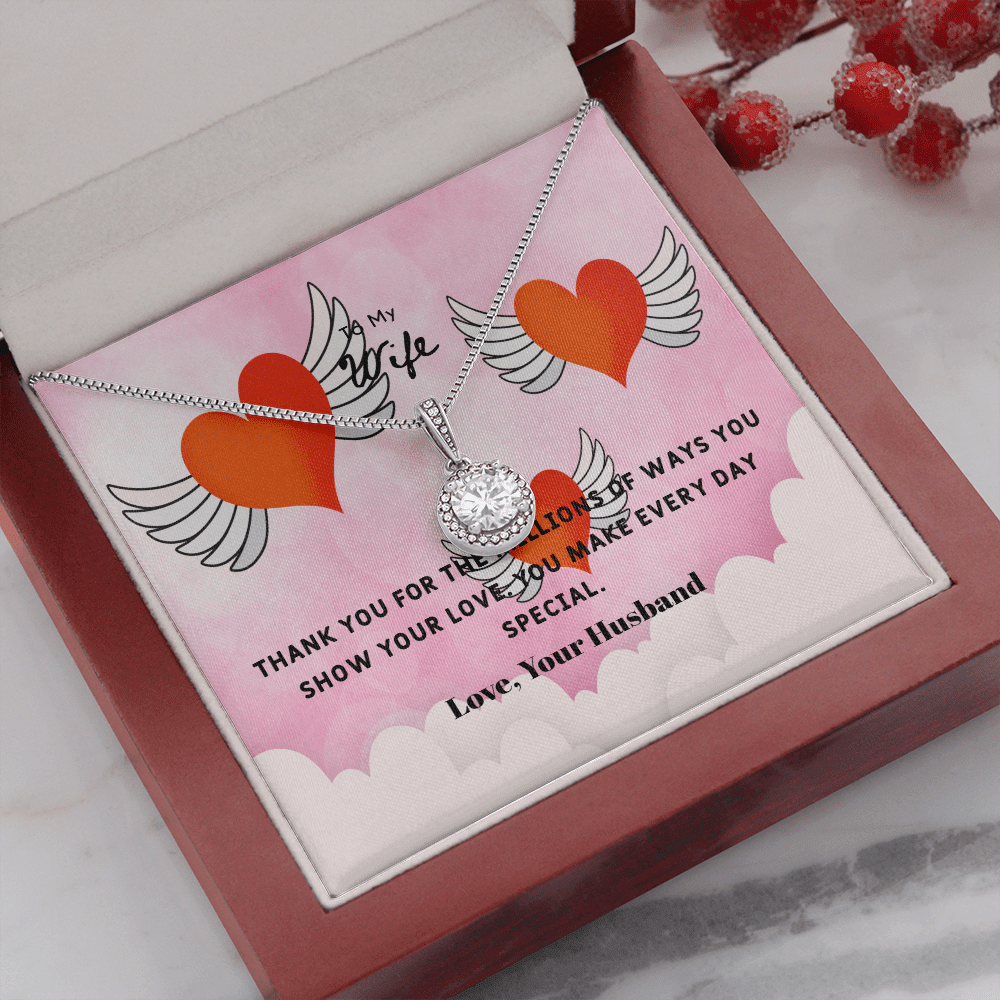 Wife Valentines Gift The Million Ways Eternal Union Necklace - Eternal Hope