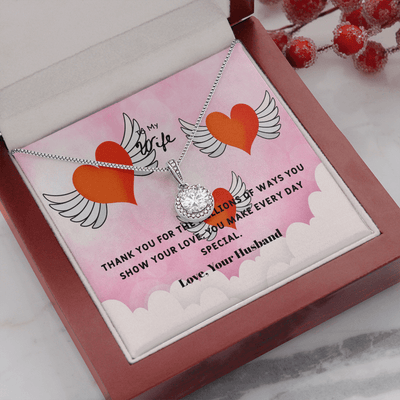 Wife Valentines Gift The Million Ways Eternal Union Necklace - Eternal Hope