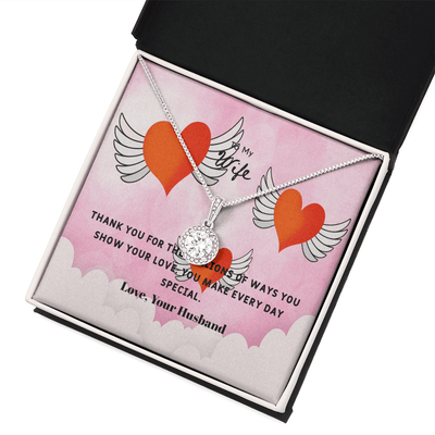Wife Valentines Gift The Million Ways Eternal Union Necklace - Eternal Hope