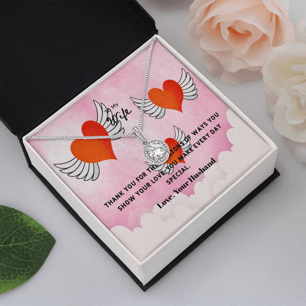 Wife Valentines Gift The Million Ways Eternal Union Necklace - Eternal Hope