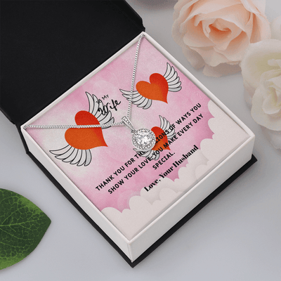 Wife Valentines Gift The Million Ways Eternal Union Necklace - Eternal Hope