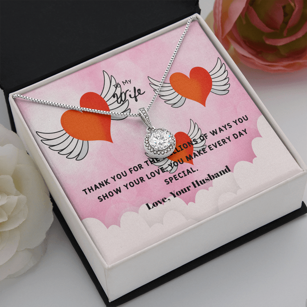 Wife Valentines Gift The Million Ways Eternal Union Necklace - Eternal Hope