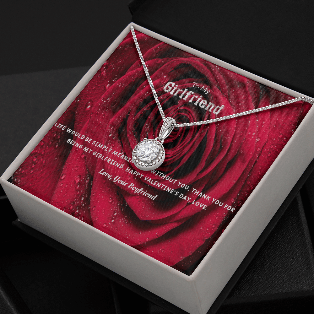To My Girlfriend Valentines Gift Life Without You Eternal Union Necklace - Eternal Hope