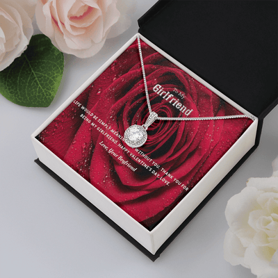 To My Girlfriend Valentines Gift Life Without You Eternal Union Necklace - Eternal Hope