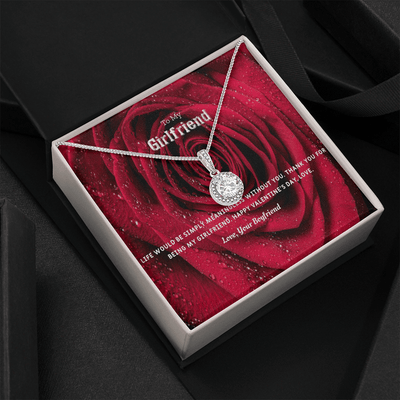 To My Girlfriend Valentines Gift Life Without You Eternal Union Necklace - Eternal Hope