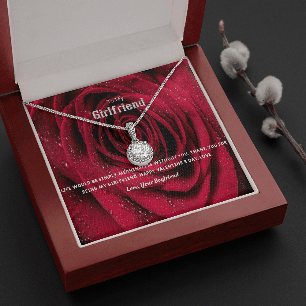 To My Girlfriend Valentines Gift Life Without You Eternal Union Necklace - Eternal Hope