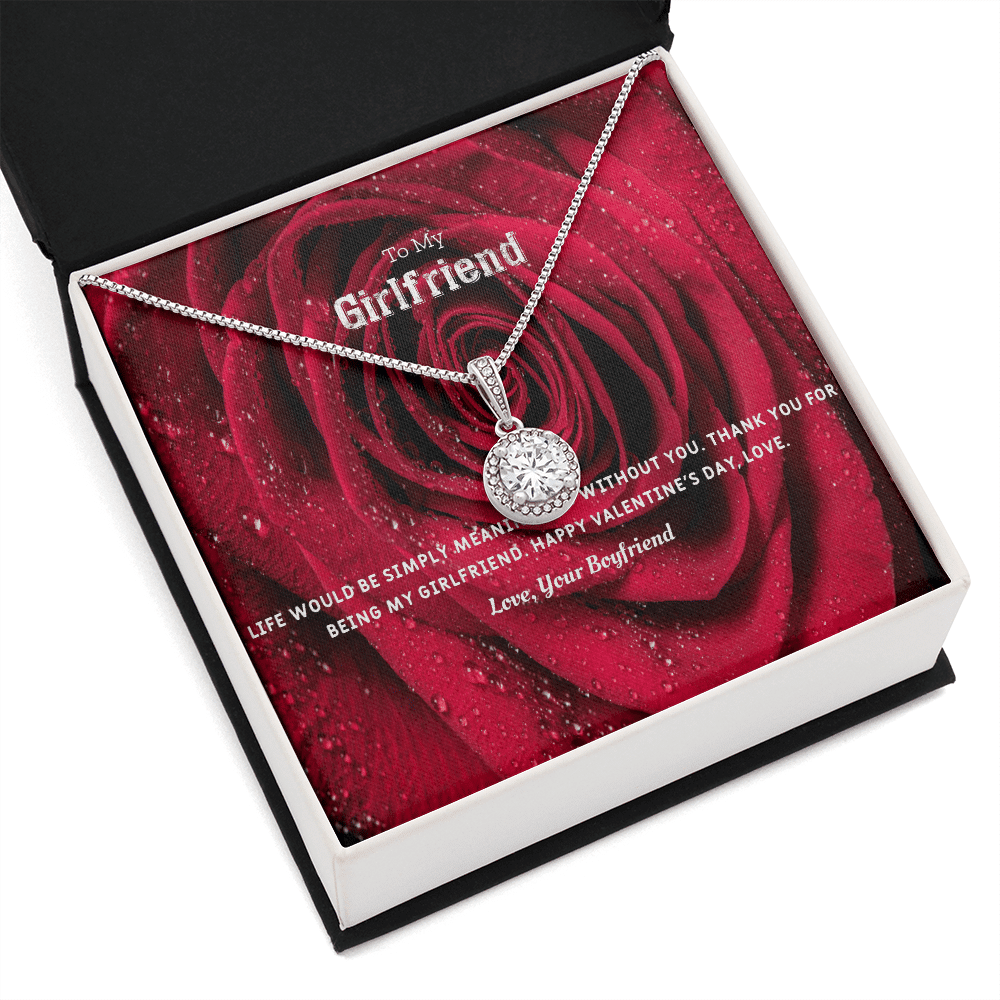 To My Girlfriend Valentines Gift Life Without You Eternal Union Necklace - Eternal Hope