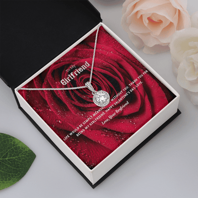 To My Girlfriend Valentines Gift Life Without You Eternal Union Necklace - Eternal Hope