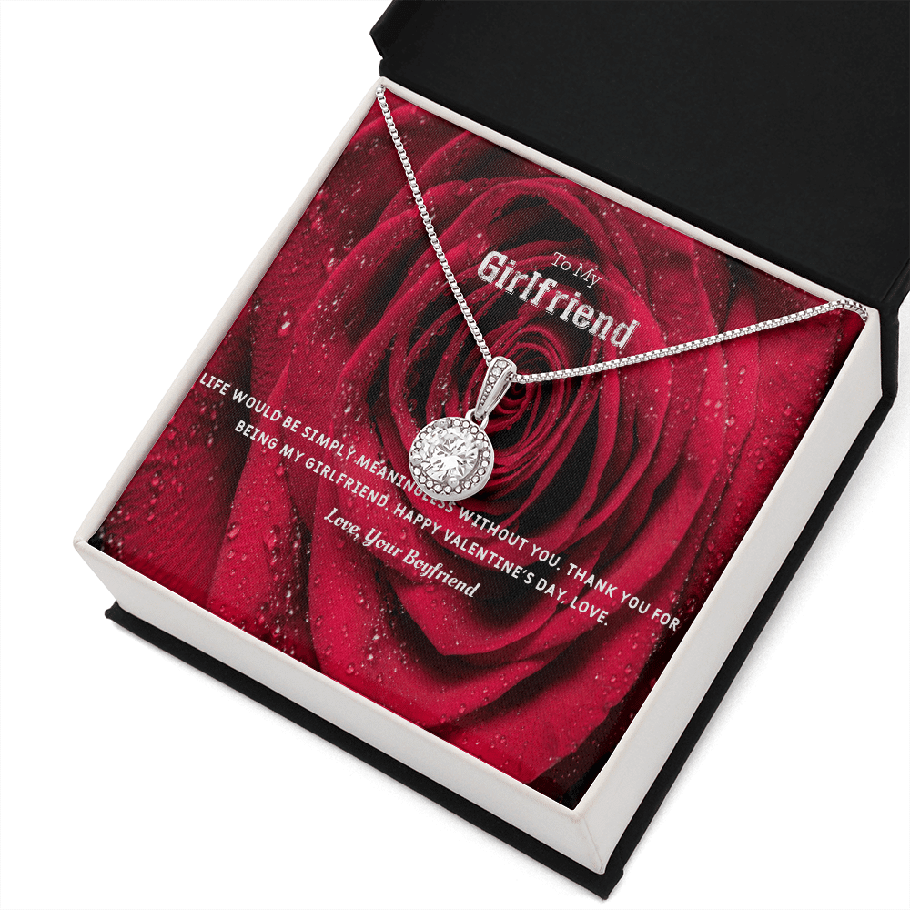 To My Girlfriend Valentines Gift Life Without You Eternal Union Necklace - Eternal Hope