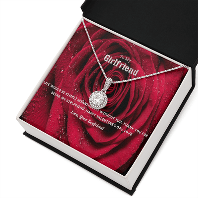 To My Girlfriend Valentines Gift Life Without You Eternal Union Necklace - Eternal Hope