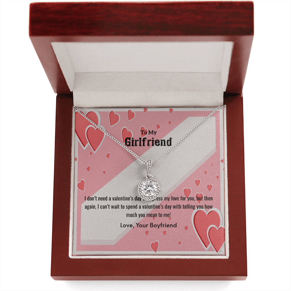 To My Girlfriend Valentines Gift What You Mean Eternal Union Necklace - Eternal Hope