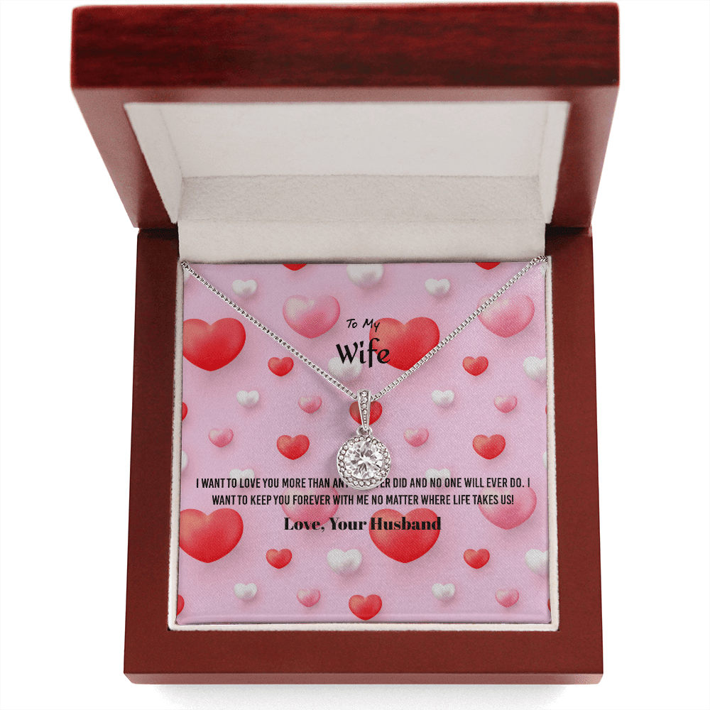 Wife Valentines Gift I Keep You Forever Eternal Union Necklace - Eternal Hope