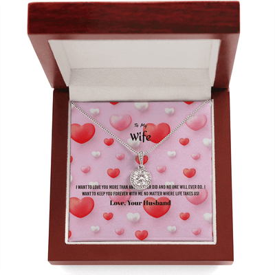Wife Valentines Gift I Keep You Forever Eternal Union Necklace - Eternal Hope