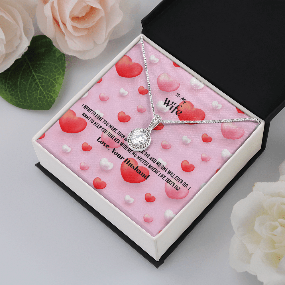 Wife Valentines Gift I Keep You Forever Eternal Union Necklace - Eternal Hope