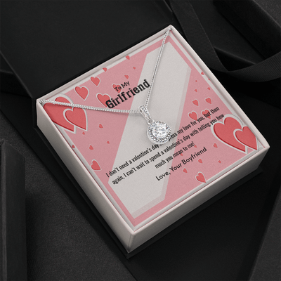To My Girlfriend Valentines Gift What You Mean Eternal Union Necklace - Eternal Hope