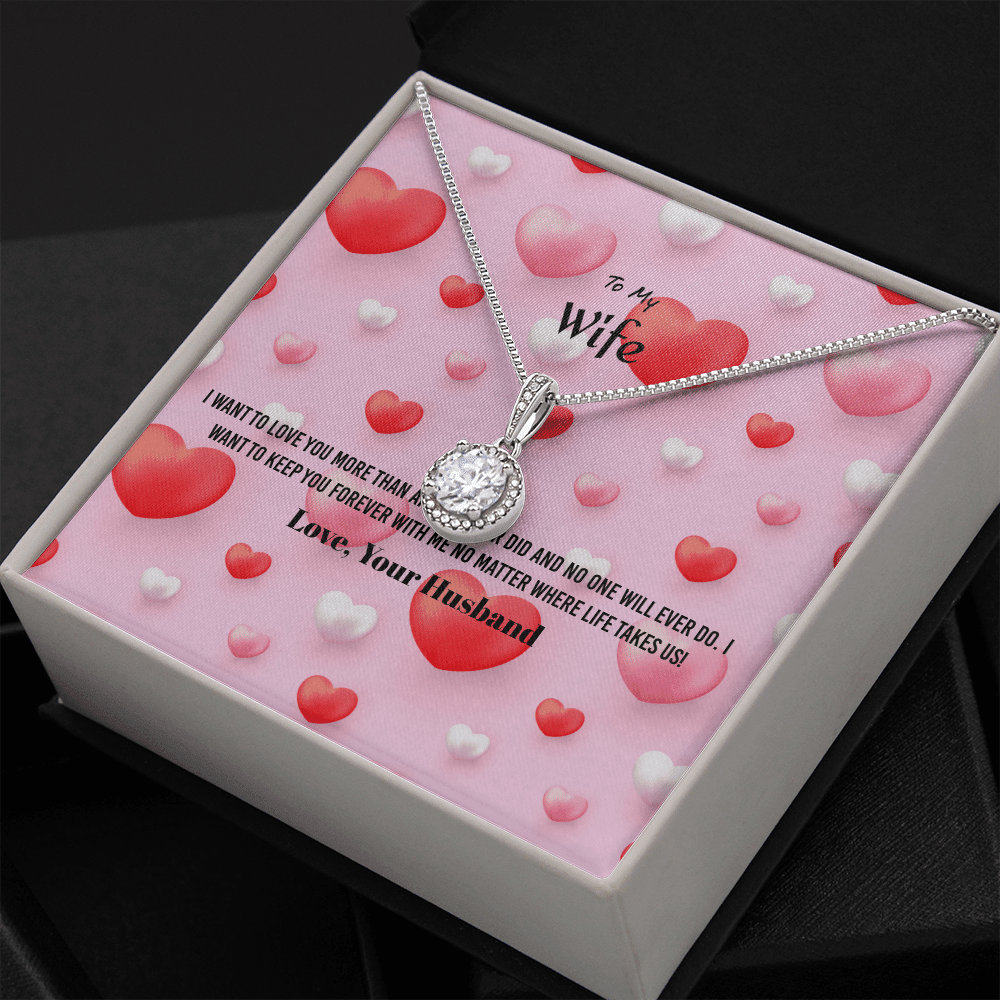 Wife Valentines Gift I Keep You Forever Eternal Union Necklace - Eternal Hope