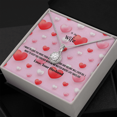 Wife Valentines Gift I Keep You Forever Eternal Union Necklace - Eternal Hope
