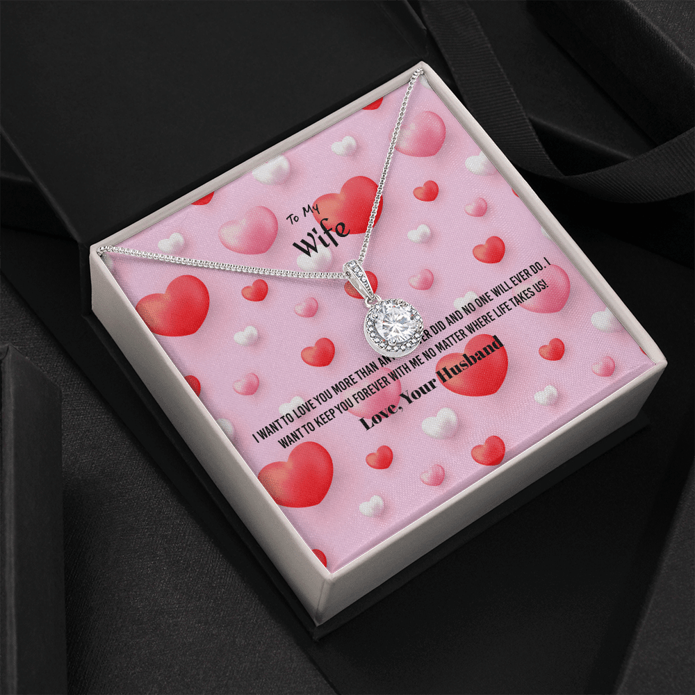 Wife Valentines Gift I Keep You Forever Eternal Union Necklace - Eternal Hope