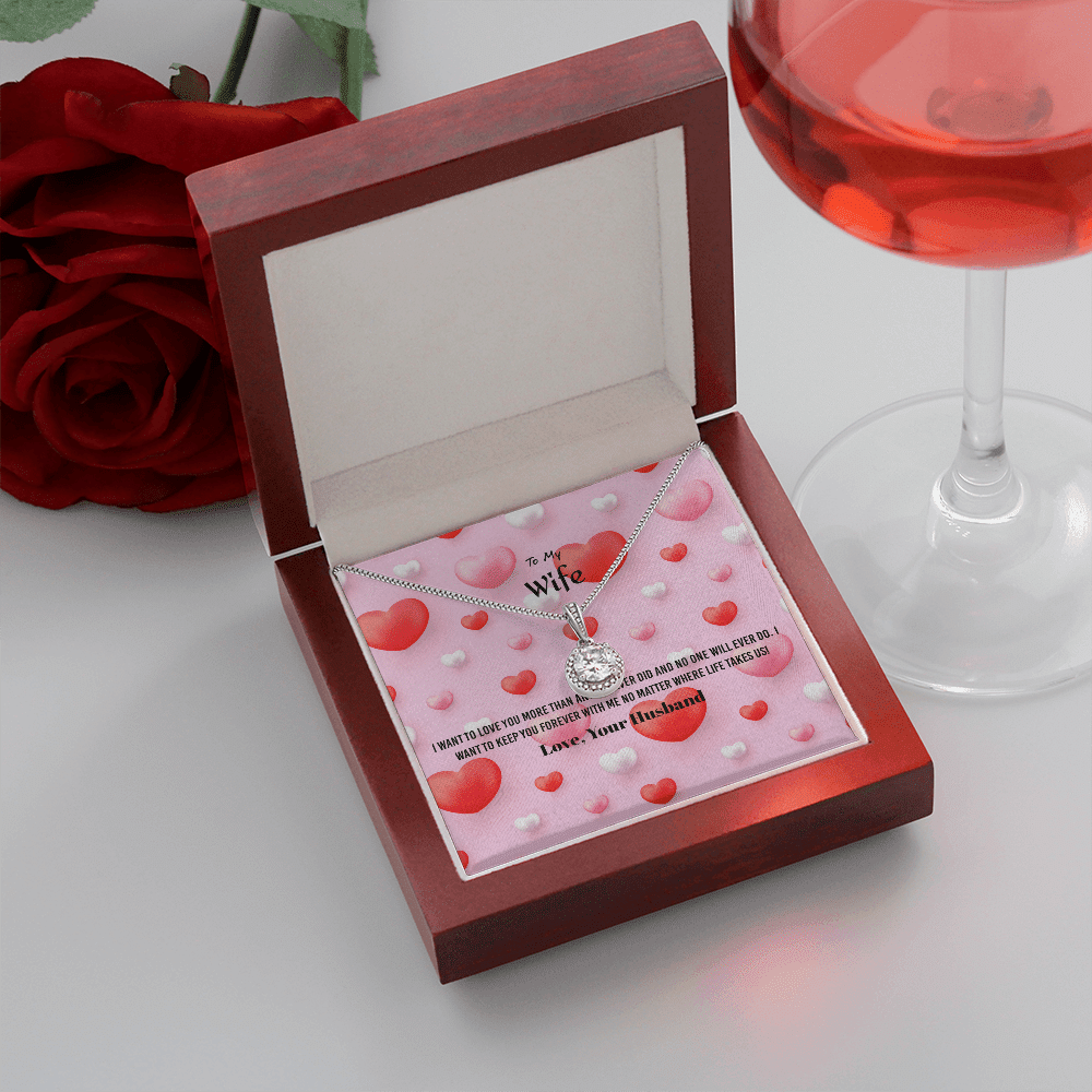 Wife Valentines Gift I Keep You Forever Eternal Union Necklace - Eternal Hope