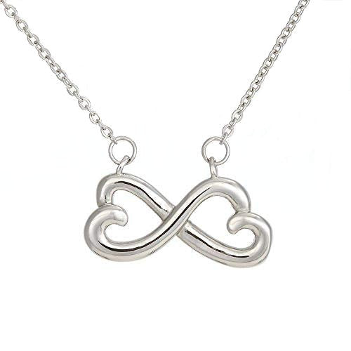 Last Breath Infinity Stainless Steel Pendant For Wife Love Message - Infinity Love Necklace